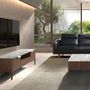 Sideboards - Fiberglass TV cabinet with marble and walnut effect - ANGEL CERDÁ