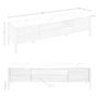 Sideboards - Fiberglass TV cabinet with marble and walnut effect - ANGEL CERDÁ