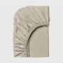 Linge de lit - Drap-housse en jersey, 160/200/25 cm, gris - DILIOS