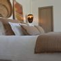 Bed linens - TINO COTTON AND LINEN CINNAMON WAFFLE DUVET - MAISON D'ÉTÉ