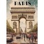 Affiches - Affiche Arc de Triomphe A4 - ËME CULTURE ART