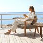 Lawn sofas - Olefin teak and rope outdoor lounge - SBH3 - BALINAISA