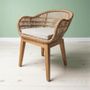 Fauteuils - Fauteuil outdoor en teck  grade A - CHT12 - BALINAISA