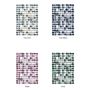 Papiers peints - Papier Peint - FEUILLE domino 60 x 85 cm - ELIXIR - LAUR MEYRIEUX COLLECTION