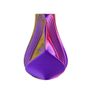 Office design and planning - Vase "Pleasure" | Multi-color, gold/purple/red - AUURA