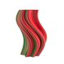 Office design and planning - Vase "Heat Wave" | Multi-color, Green/Red - AUURA