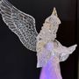 Nativity scenes and santons - LED Light-Up Angel Figurine – Reading - BLUE STAR B.V.
