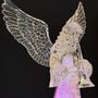 Nativity scenes and santons - LED Light-Up Angel Figurine – Horn - BLUE STAR B.V.
