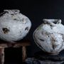 Vases - Vase blanc III, Céramique sauvage - GALERIE SANA MOREAU