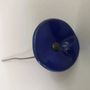 Floral decoration - Small Glass Flower For Outside In D.Blue On Flexible Stem - CARNEOL GLASS