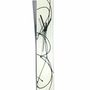 Horloges - Horloge murale Geo blanc-noir 6x41 cm - CARNEOL GLASS