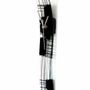 Clocks - Natural transparent-black wall clock in size 6x41 cm - CARNEOL GLASS
