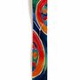 Clocks - Wall clock, blue, green, orange, OB-OCS-10x70 - CARNEOL GLASS