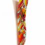 Horloges - Horloge murale Andalousie Rouge-Orange 10x41 cm - CARNEOL GLASS
