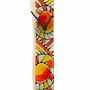 Horloges - Horloge murale Andalousie rouge-orange 6x41 cm - CARNEOL GLASS