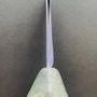 Other Christmas decorations - Large transparent-white glass bell on elegant ribbon hanger - CARNEOL GLASS