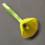 Other Christmas decorations - Glass bell on elegant ribbon hanger in applegreen colour - CARNEOL GLASS
