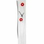 Clocks - Poppy white-red wall clock 10x70 cm - CARNEOL GLASS