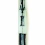 Clocks - Cubie white-grey wall clock 6x41 cm - CARNEOL GLASS