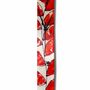 Horloges - Horloge murale en forme de feuille rouge-orange 6x41 cm - CARNEOL GLASS