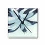 Horloges - Horloge murale Seastar pour Blanc-Noir 13x13 cm - CARNEOL GLASS
