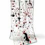 Vases - Small 8x13 cm transparent vase with red-white-black spots - CARNEOL GLASS