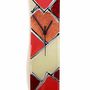 Horloges - Horloge murale Patchwork Saumon-Bronze 10x41 cm - CARNEOL GLASS