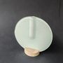 Vases - Vase rond de couleur blanche 13 cm - CARNEOL GLASS