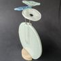 Vases - Vase rond de couleur blanche 13 cm - CARNEOL GLASS