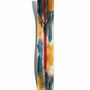 Horloges - Horloge murale jaune-bleu Amazonas 10x70 cm - CARNEOL GLASS