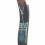 Horloges - Horloge murale floue noir-arc-en-ciel 10x41 cm - CARNEOL GLASS