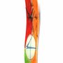 Horloges - Horloge murale Geometry rouge-vert 10x41 cm - CARNEOL GLASS