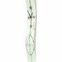 Clocks - Geometry white wall clock 10x70 cm - CARNEOL GLASS