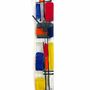 Horloges - Horloge murale Czesko rouge-bleu 6x41 cm - CARNEOL GLASS