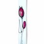 Horloges - Horloge murale tulipe avec tulipe fuscia 10x70 cm - CARNEOL GLASS