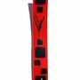 Horloges - Horloge murale Patchy rouge-noir 6x41 cm - CARNEOL GLASS