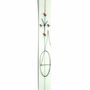Horloges - Horloge murale blanche Geometry 12x115 cm - CARNEOL GLASS