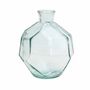 Vases - The Round Origami Vase - Blue - BAZAR BIZAR LIVING