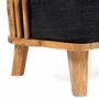 Sofas - The Malawi Two Seater - Natural Black - BAZAR BIZAR LIVING