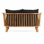 Sofas - The Malawi Two Seater - Natural Black - BAZAR BIZAR LIVING