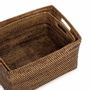 Shopping baskets - The Colonial Magazine Basket - Natural Brown - L - BAZAR BIZAR LIVING
