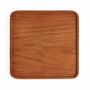 Everyday plates - The Teak Square Plate - Natural - S - BAZAR BIZAR LIVING