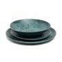 Everyday plates - The Aqua Dinner Plate - Set of 4 - BAZAR BIZAR LIVING
