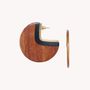 Jewelry - Creoles post earrings - Cannelle - NATURE BIJOUX