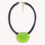 Jewelry - Lime green pendant necklace - Combava - NATURE BIJOUX