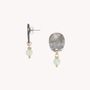 Jewelry - Small post earrings - Fluorite - NATURE BIJOUX