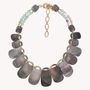 Jewelry - Black lip plastron necklace - Fluorite - NATURE BIJOUX