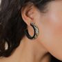 Jewelry - Creoles earrings - Madam Bogolan - NATURE BIJOUX