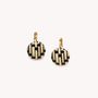 Jewelry - Round french hook earrings - Madam Bogolan - NATURE BIJOUX