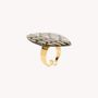 Jewelry - Adjustable oval ring - Madam Bogolan - NATURE BIJOUX